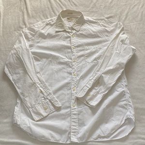 J. Crew White button down L